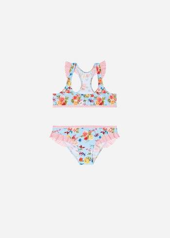 Gyerek Calzedonia Floral Two-Piece Masha Fürdőruha Színes | HU3039NB