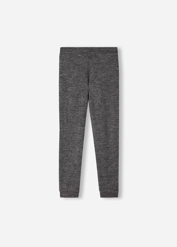 Gyerek Calzedonia Cashmere Blend Stretch Sport Leggings Szürke | HU3121GL