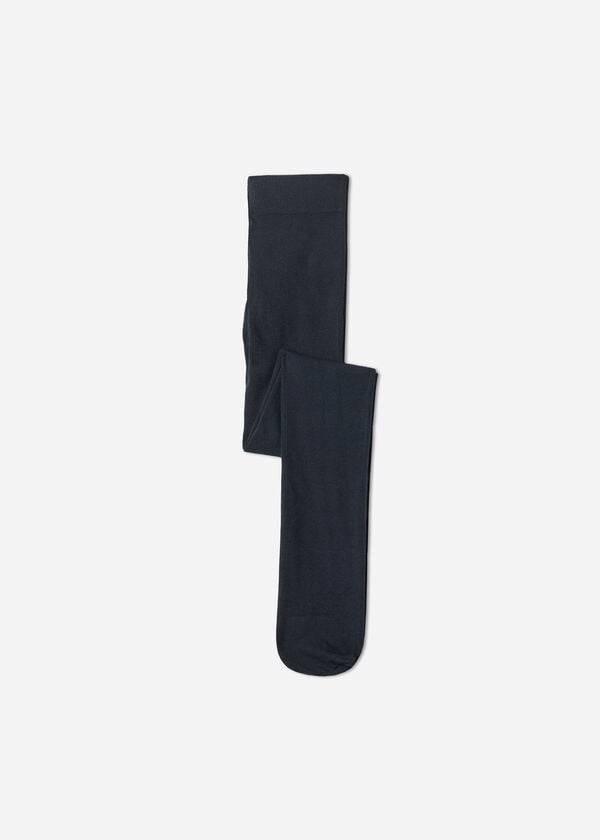 Gyerek Calzedonia Super Opaque with Cashmere Harisnyanadrág Kék | HU3010WY